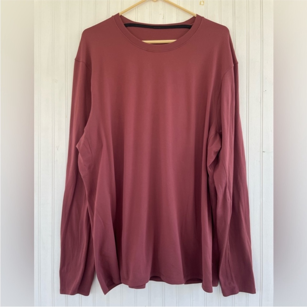 lululemon athletica Maroon Long Sleeve Tee